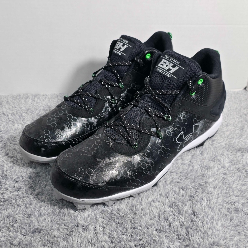 Under Armour Harper 8 Mid RM Molded Baseball Cleats Men's Size 14 3026592 NEW